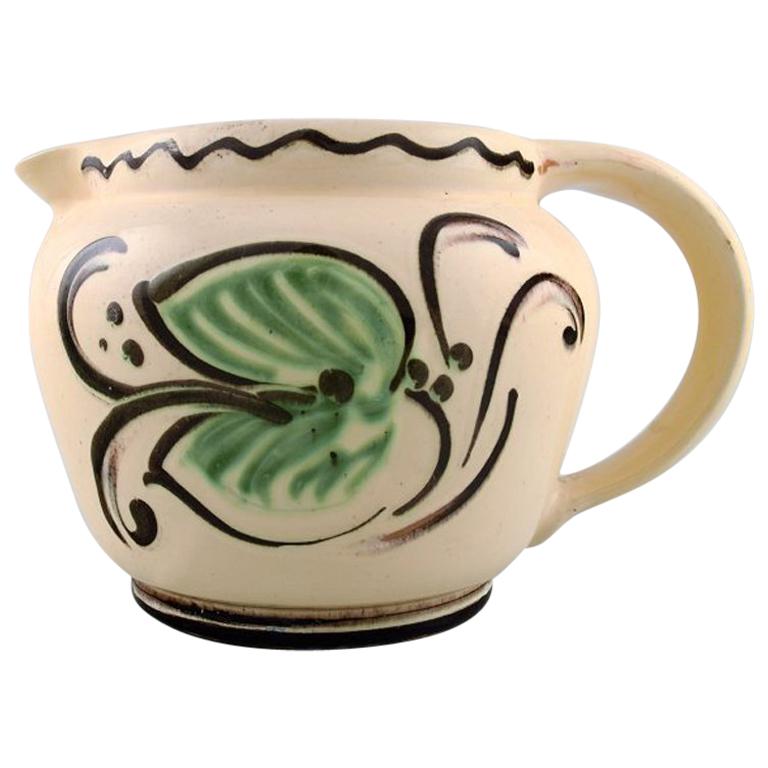 Kähler, Denmark, Glazed Stoneware Jug, 1920s-1930s For Sale