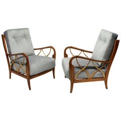 Pair of Elegant Paolo Buffa Club Chairs