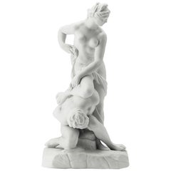 Scultura rinascimentale "La Virtù e il Vizio" di Giambologna prodotta da R. Ginori