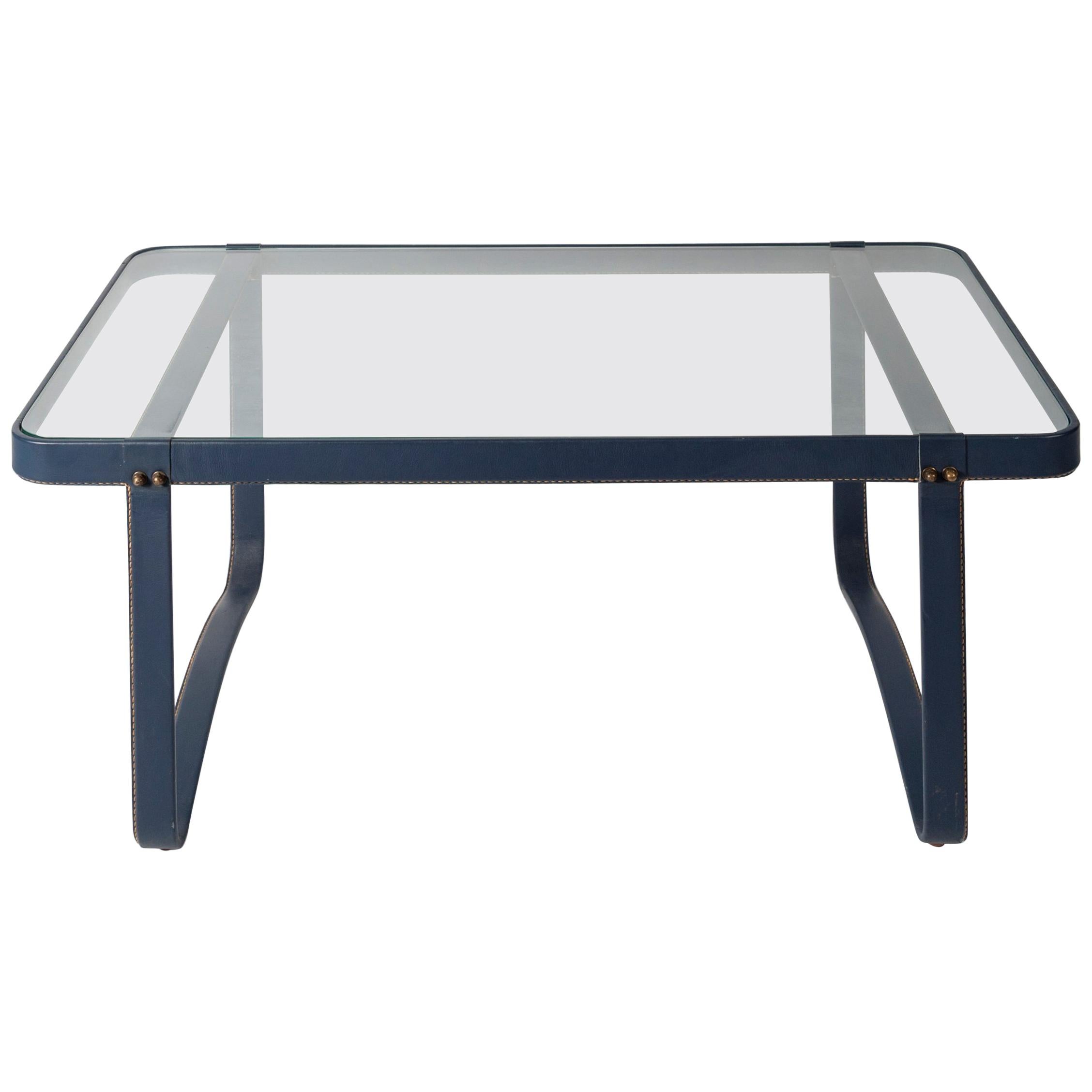Very Nice Cocktail Table by Jacques Adnet For Sale