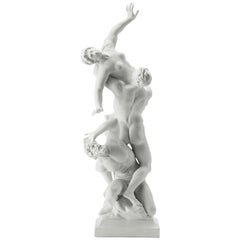 Renaissance Sculpture "Ratto delle Sabine" by Giambologna Produced by R. Ginori