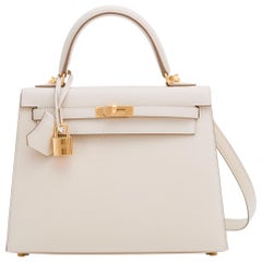Kelly 25 Bi-Color Craie Lime Gold Cross-Body Tasche World Exklusiv VIP