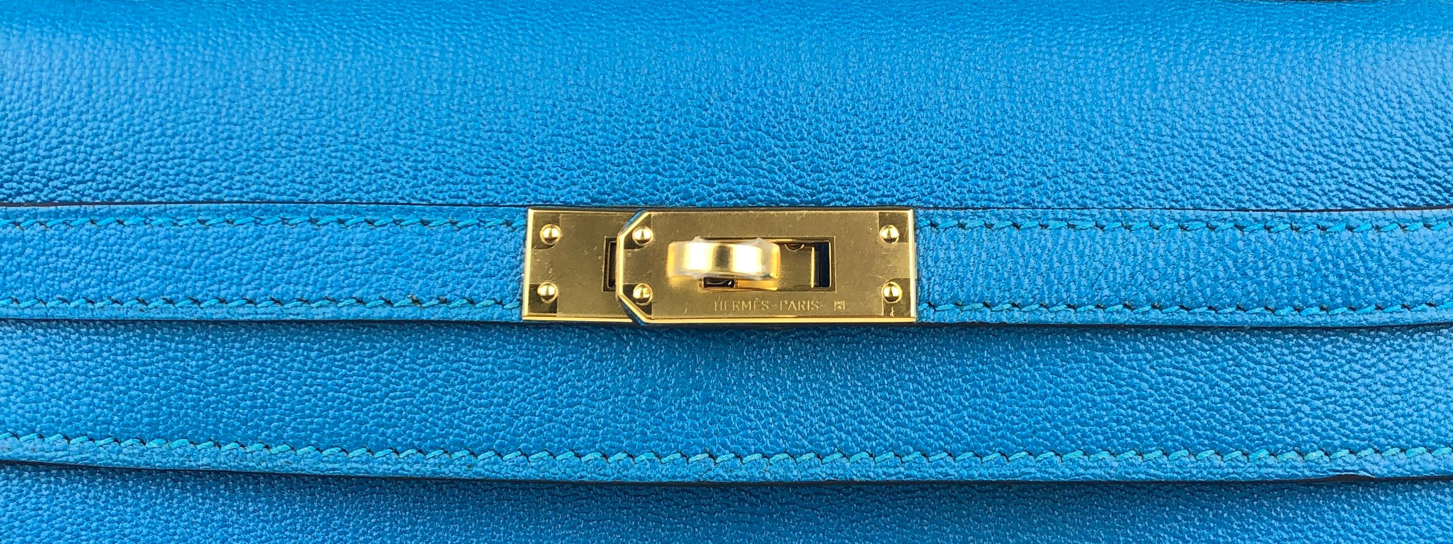 hermes kelly blue zanzibar