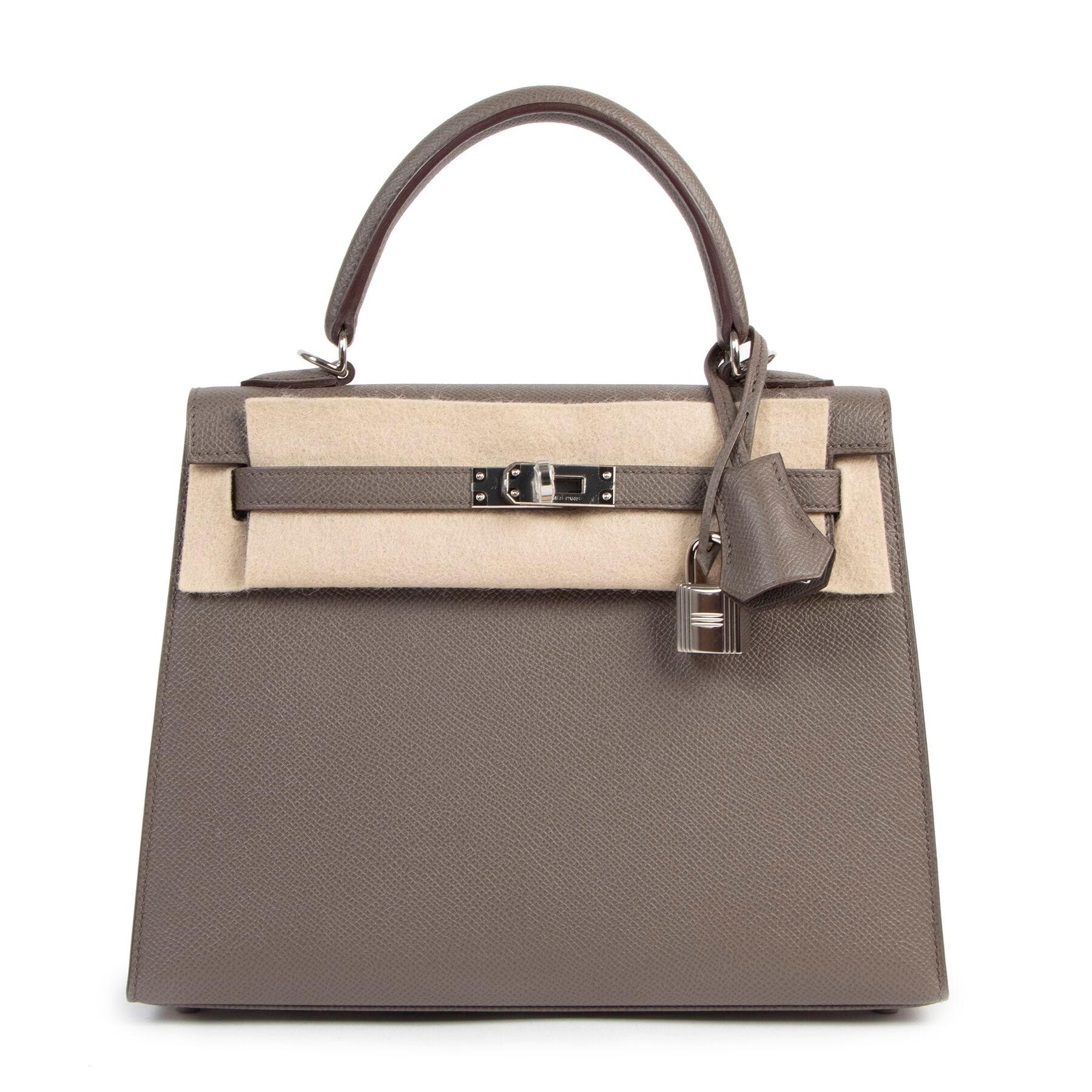 hermes kelly 25 etain