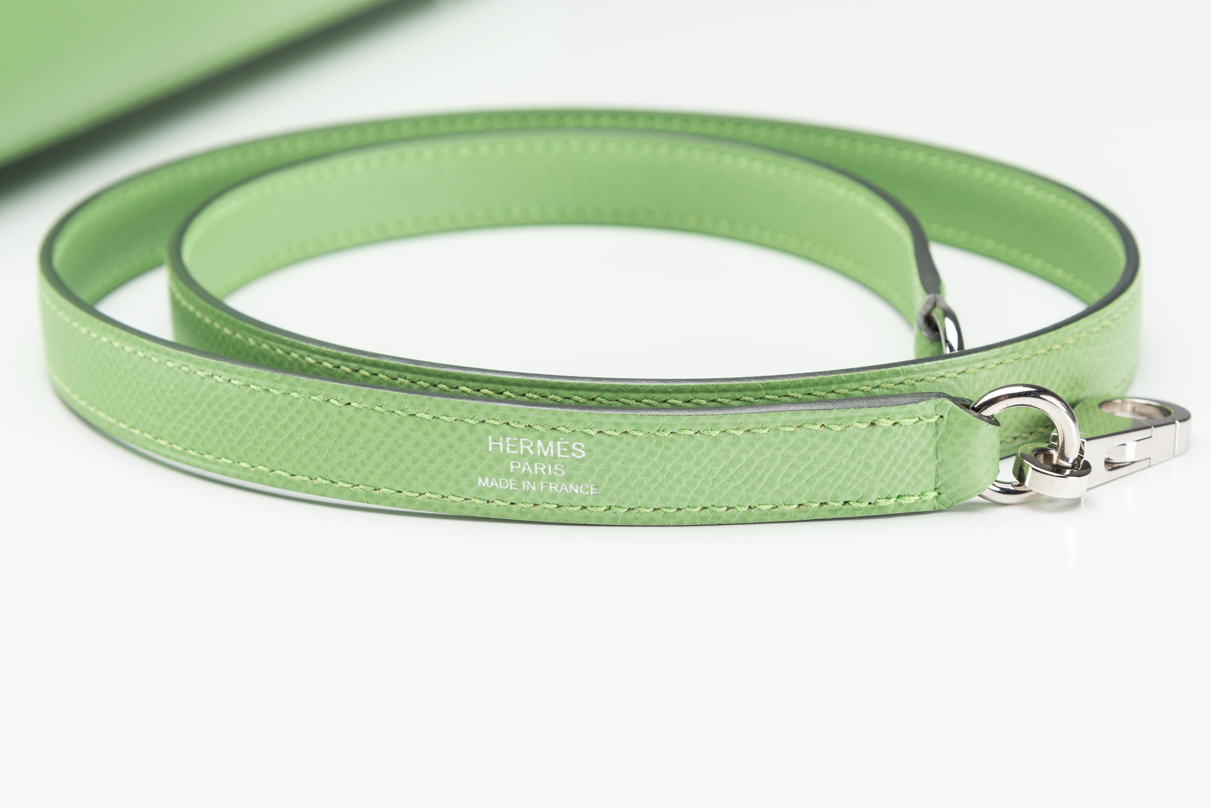 Hermes Kelly 25 Epsom Sellier Vert Criquet Full-Set 9