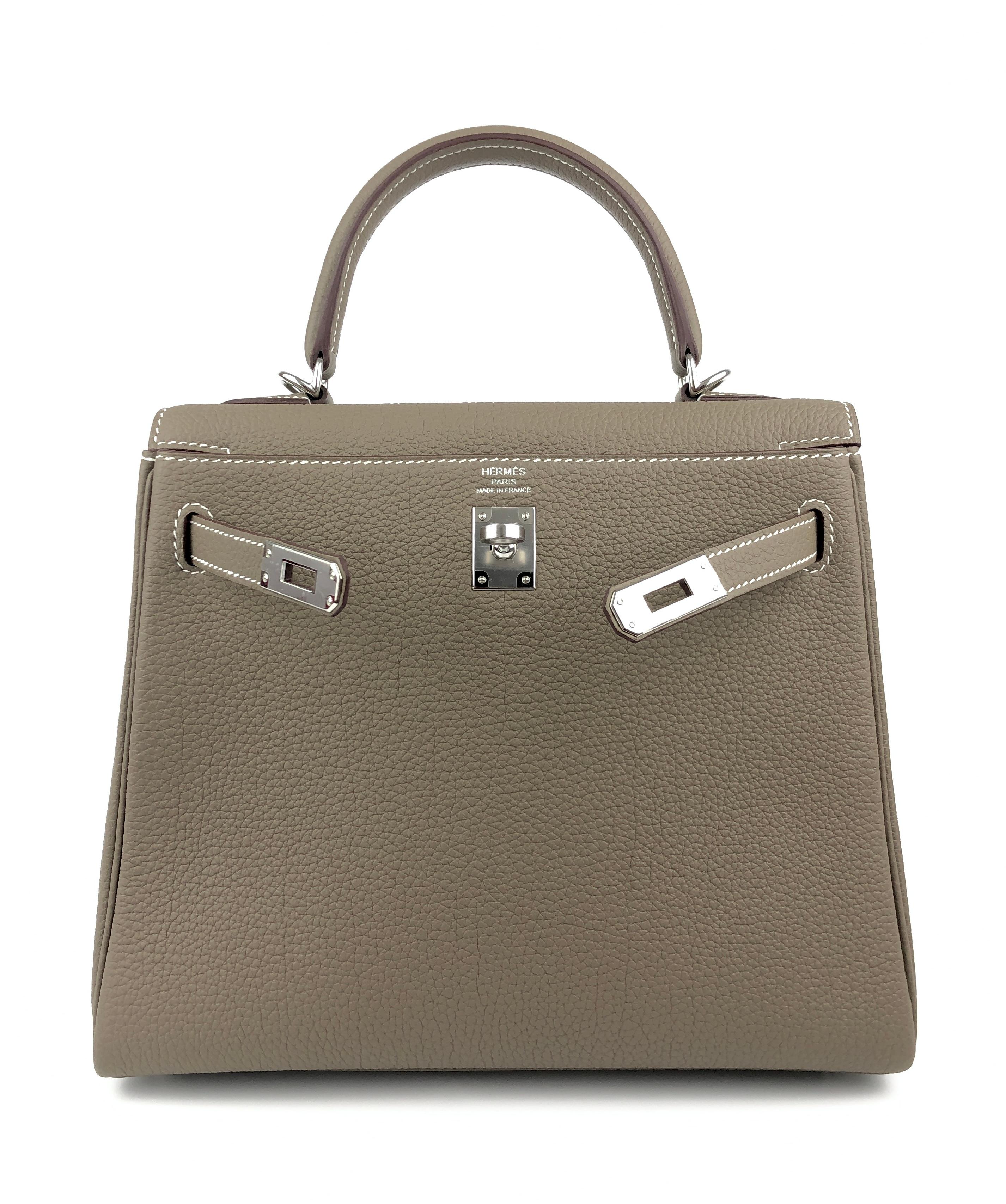 kelly bag taupe