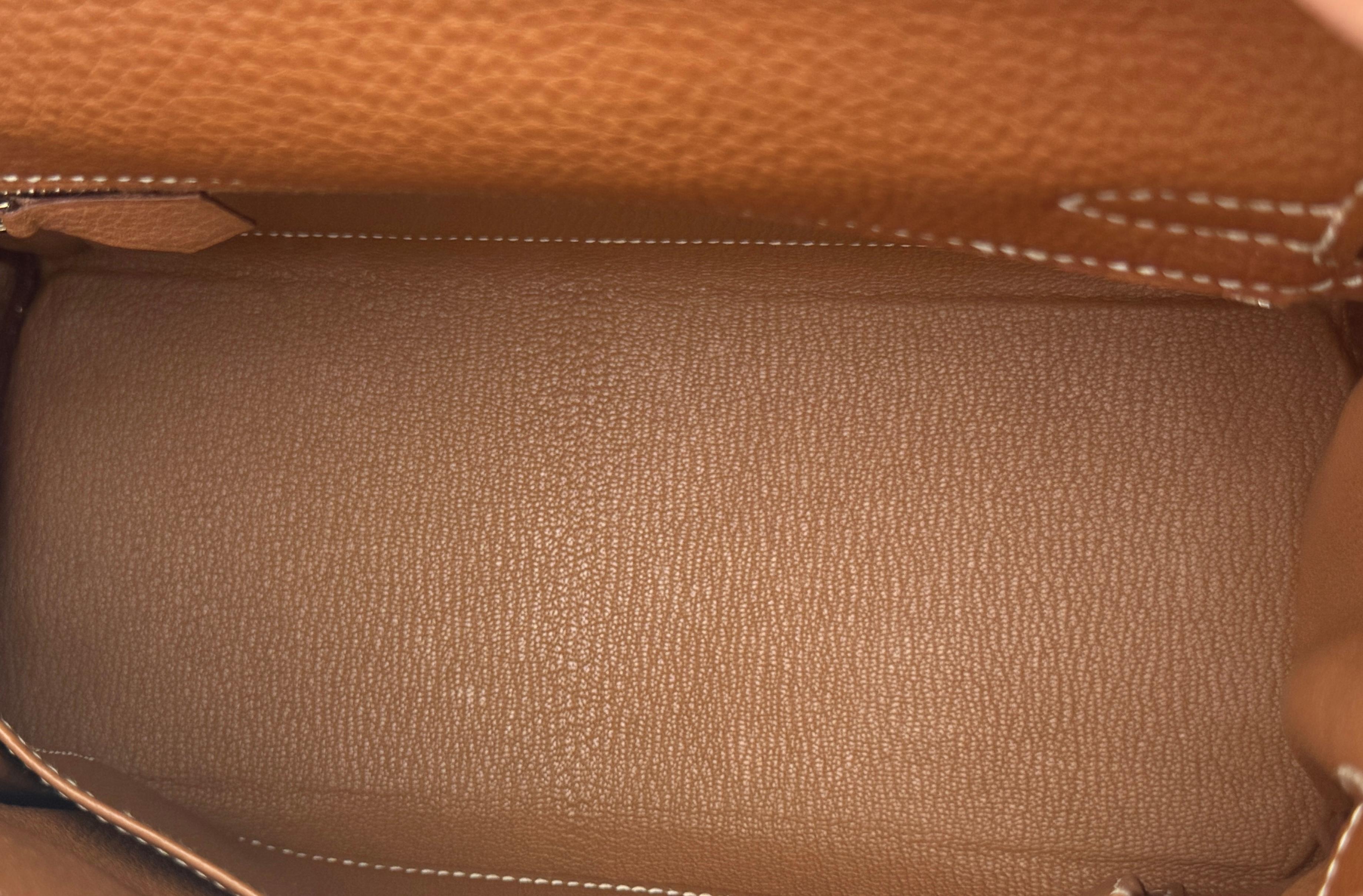 Hermes Kelly 25 Gold Tan Togo Leather Palladium Hardware 1