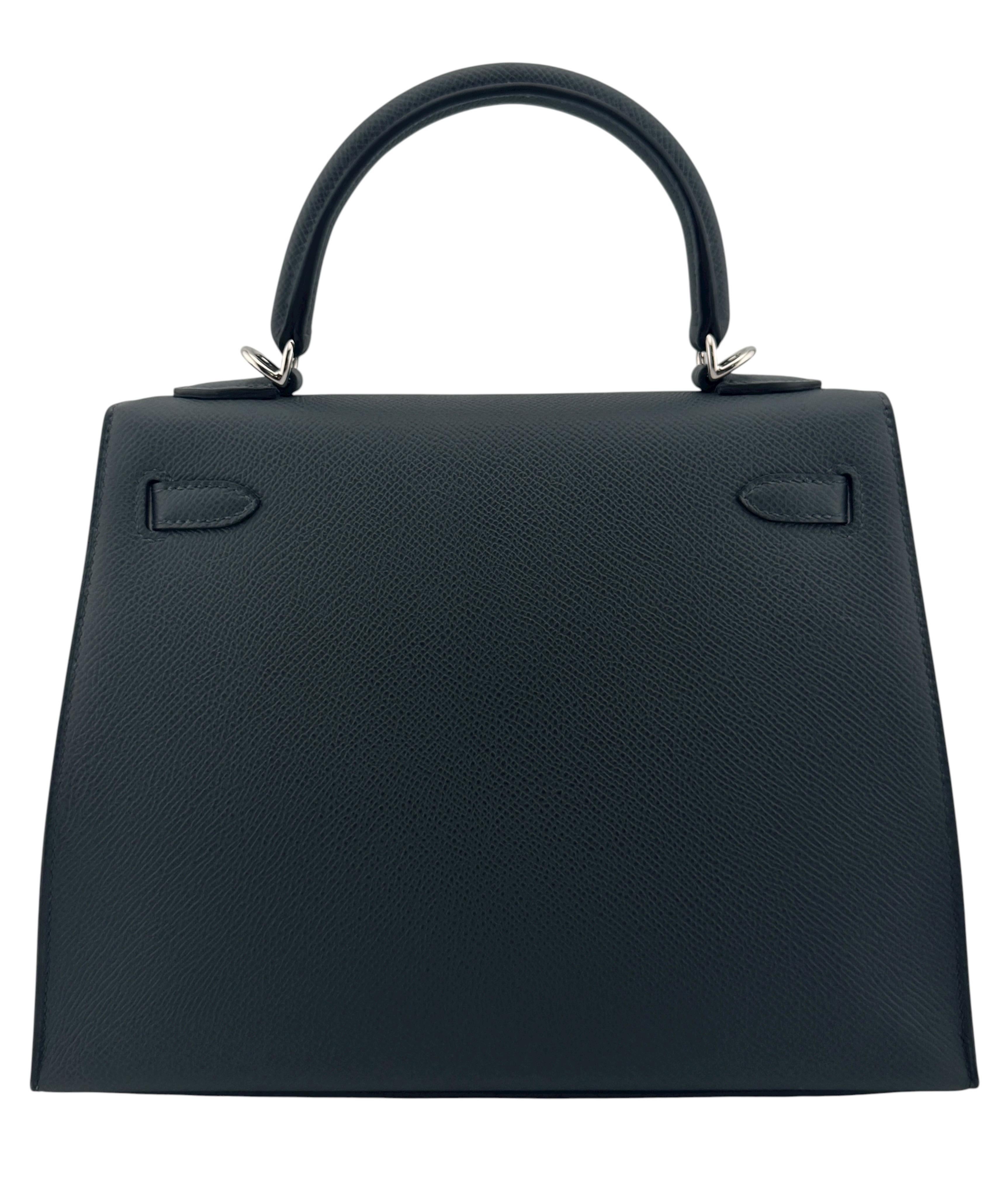 Hermes kelly 25 Gris Misty Palladium  Hardware 2024 im Angebot 1