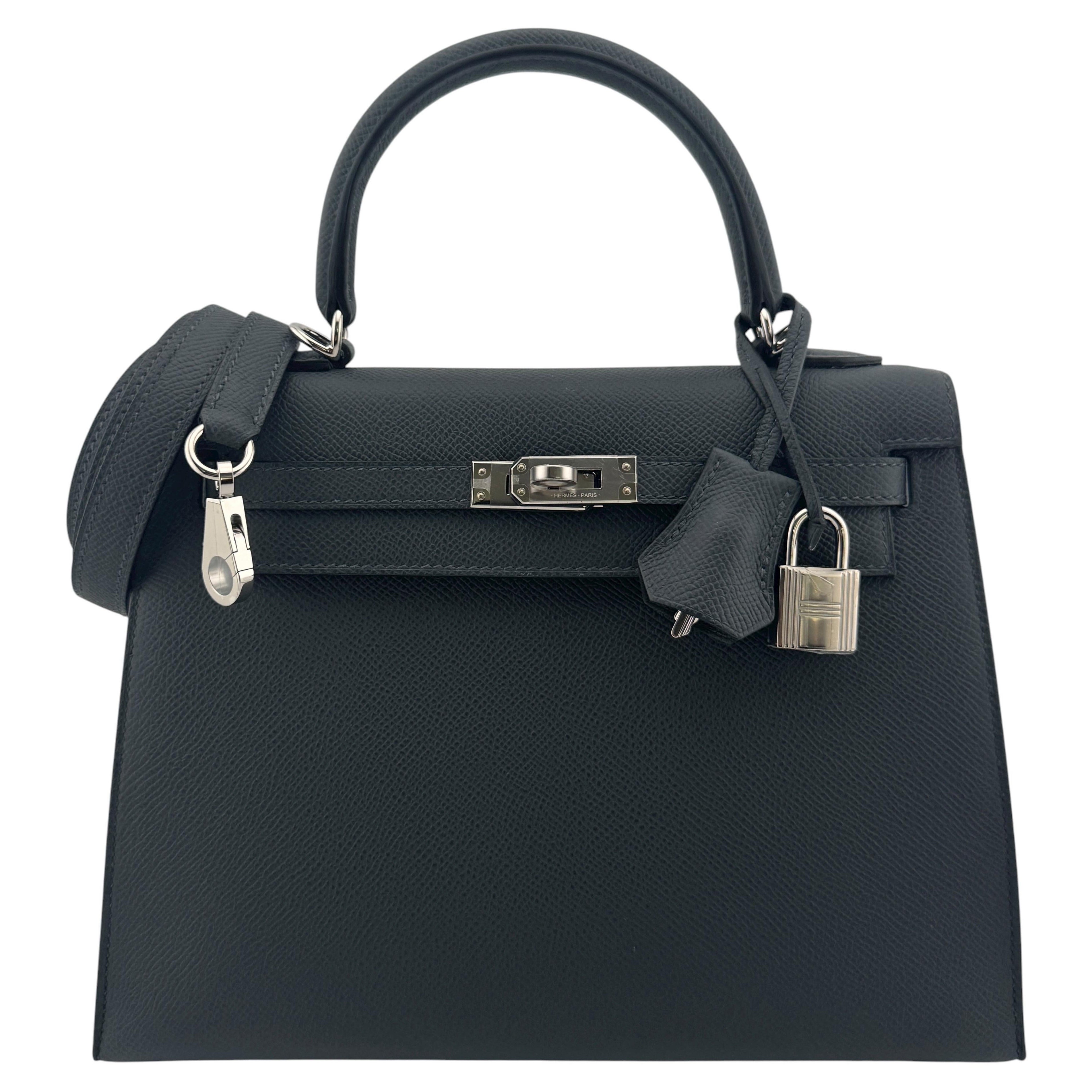Hermes kelly 25 Gris Misty Palladium  matériel 2024