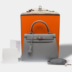 Hermès Kelly 25 Handbag Grey