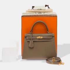 Hermès Kelly 25 Handbag Grey