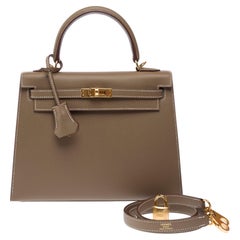 Hermès Kelly 25 Handbag Grey