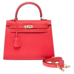 Hermès Kelly 25 Handbag Pink