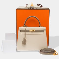 Hermès Kelly 25 Handbag White