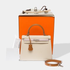Hermès Kelly 25 Handbag White