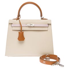 Hermès Kelly 25 Handbag White