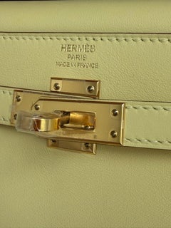 Hermès Kelly 25 Jaune Poussin Swift Gold Hardware
