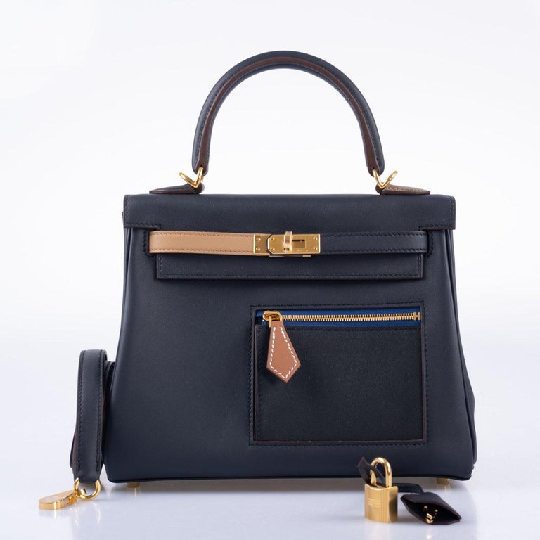 Hermès Black Swift Kelly Pochette