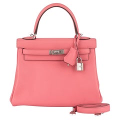 Hermès Kelly 25 Retourne Swift Rose Été