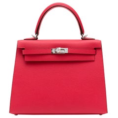 Hermès Kelly 25 Rose Extreme 