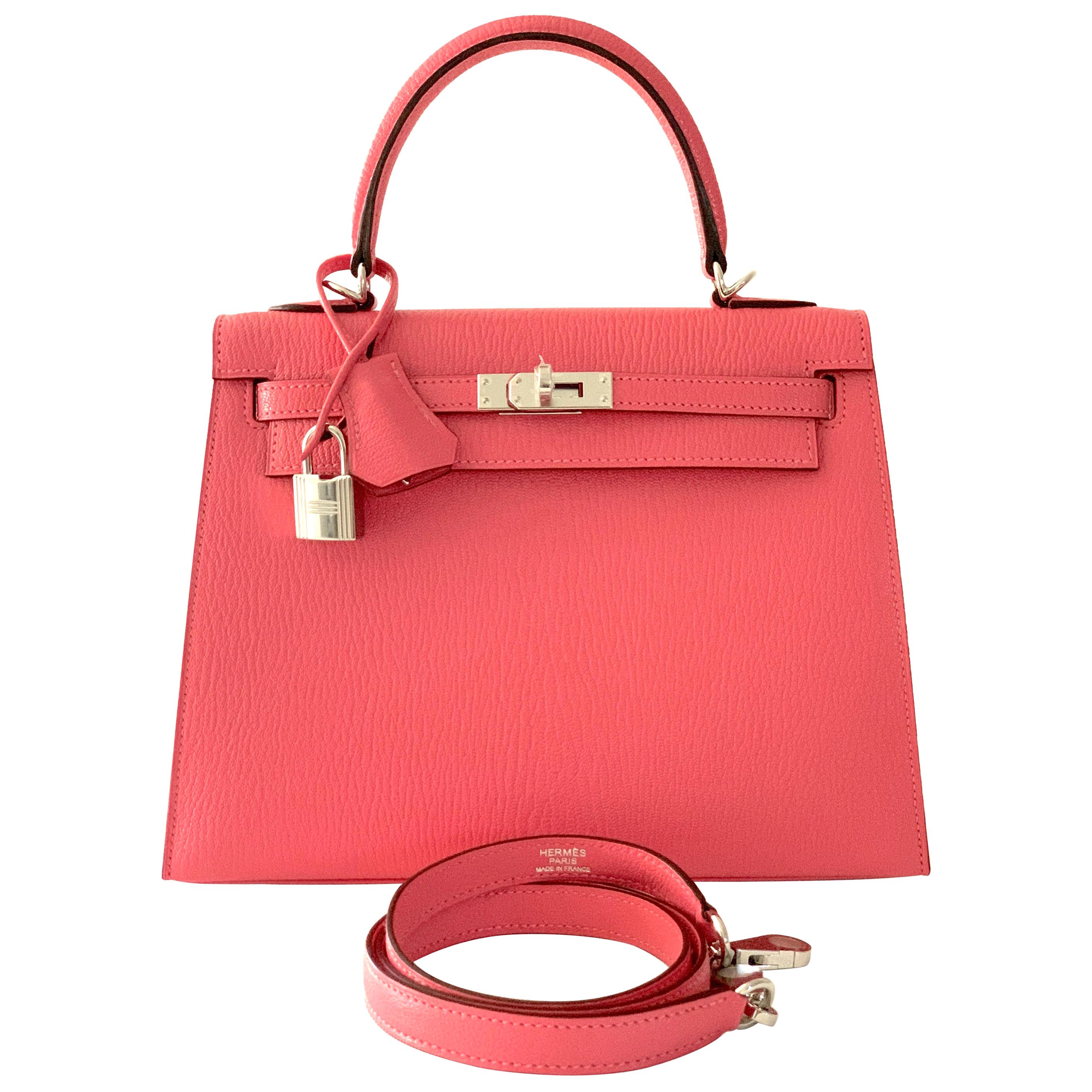 hermes kelly rose gold purse