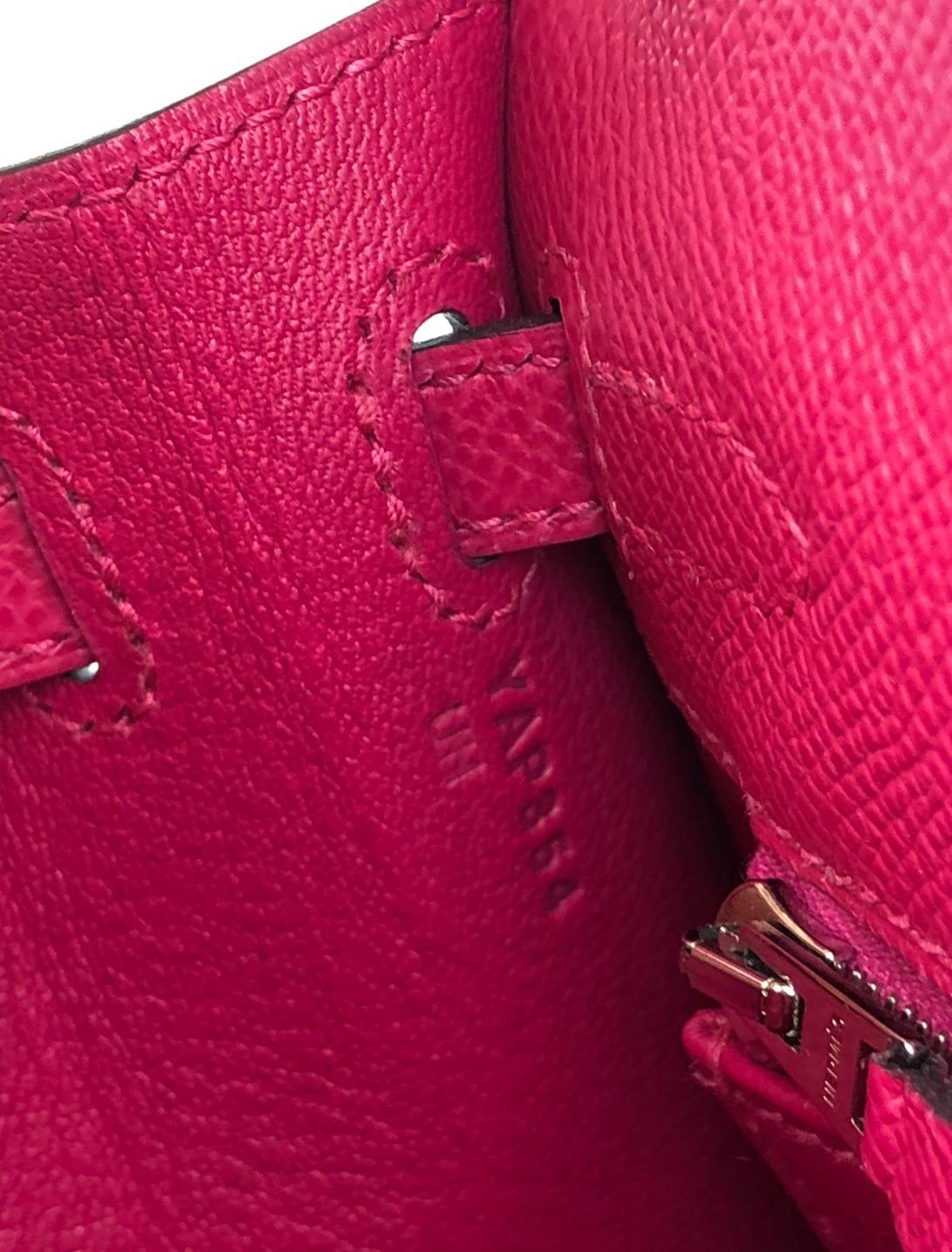 Women's or Men's Hermes Kelly 25 Rose Mexico Sellier Pink Shoulder Bag Palladium Hardware