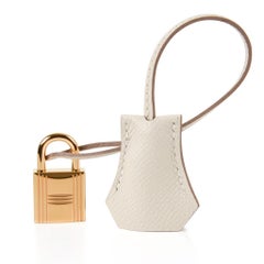 Hermes Kelly 25 Sellier Bag Neutral Craie Epsom Gold Hardware