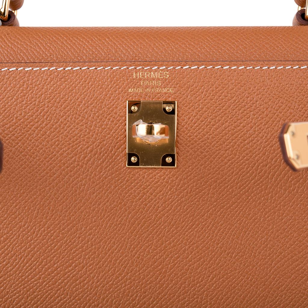 hermes kelly 25 gold epsom