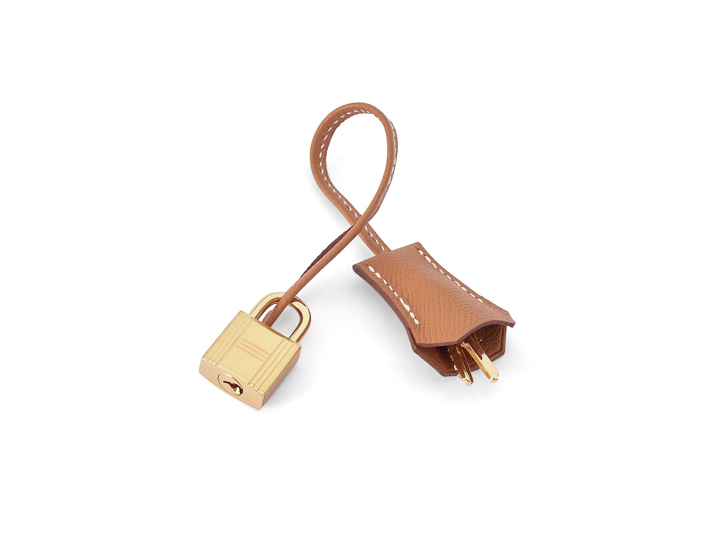 Hermès Kelly 25 Sellier Gold Epsom Gold Hardware 5