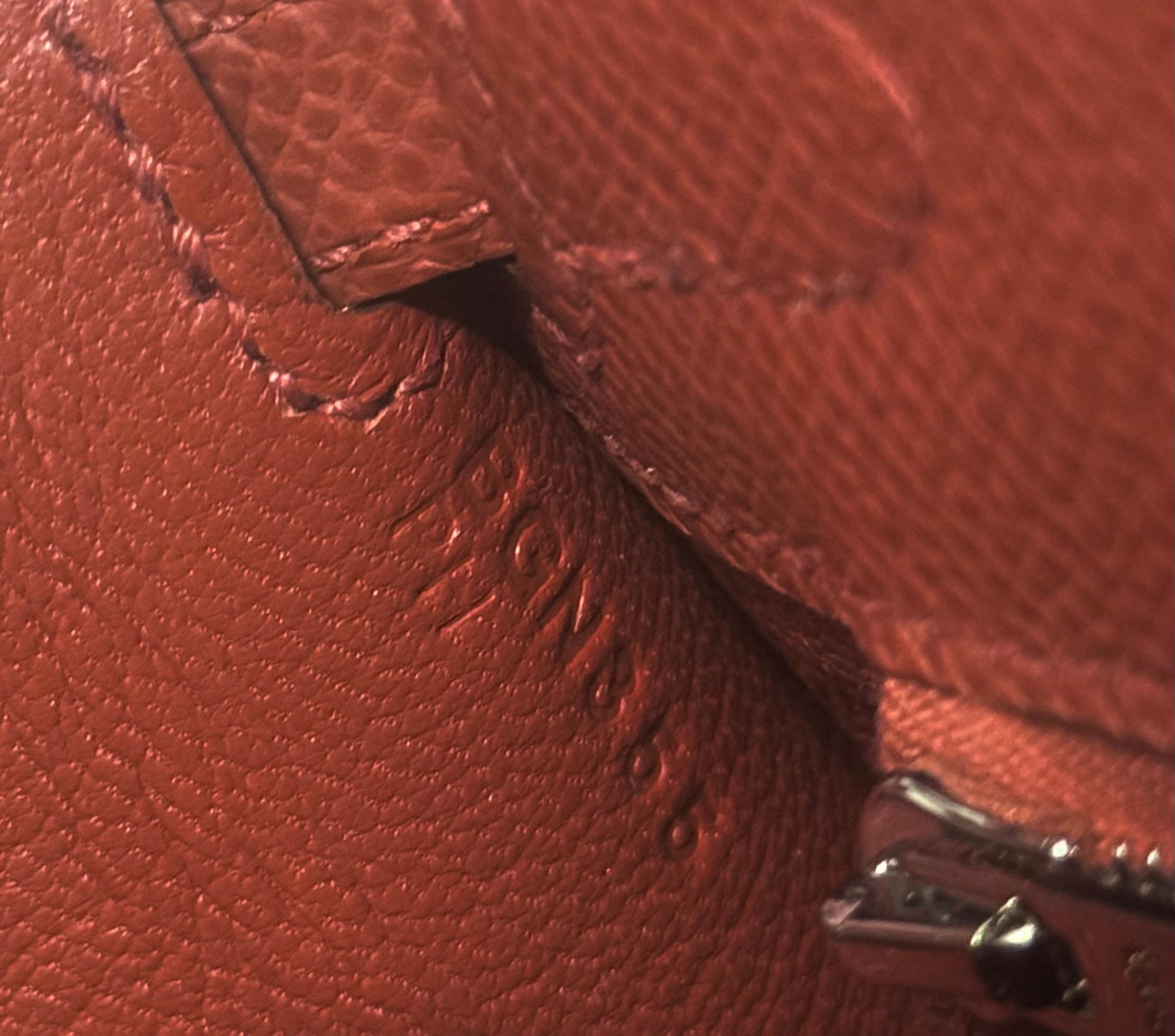 Hermes Kelly 25 Sellier Rouge Venetian Epsom Leather. 2