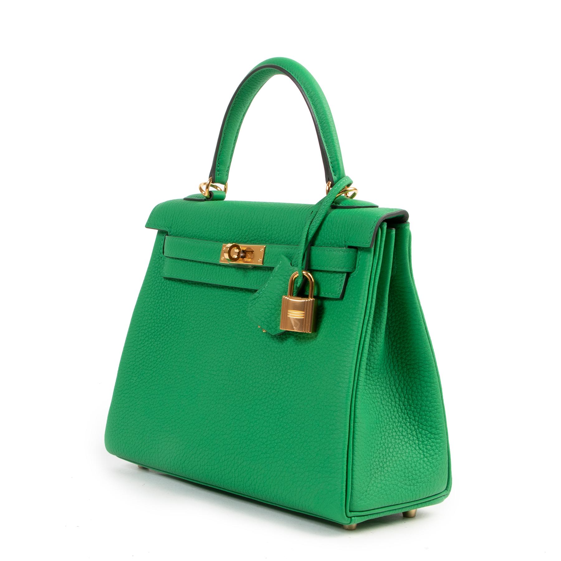 hermes kelly 25 green