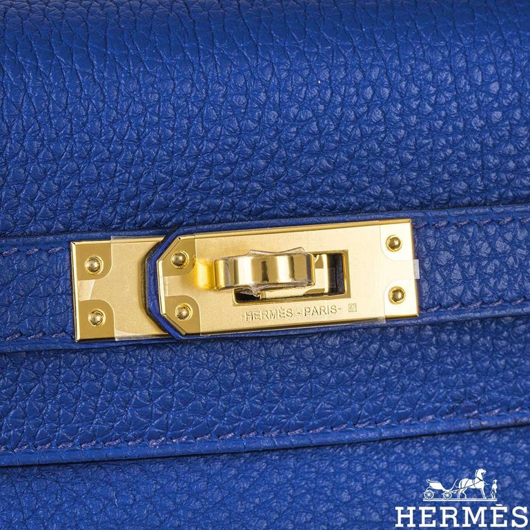 Hermes Bleu Royal Togo Kelly Retourne 25 PHW, myGemma, CH