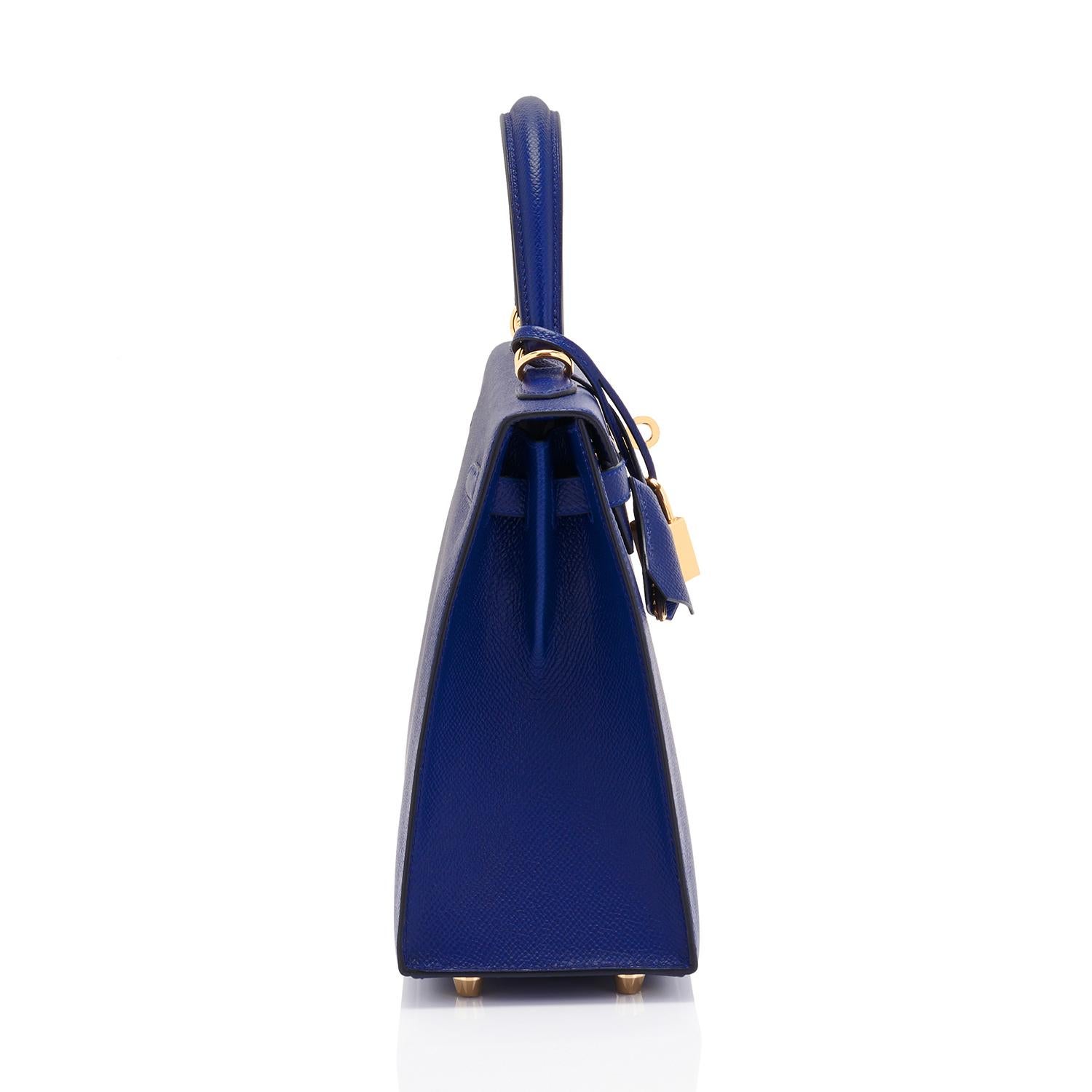navy blue kelly bag