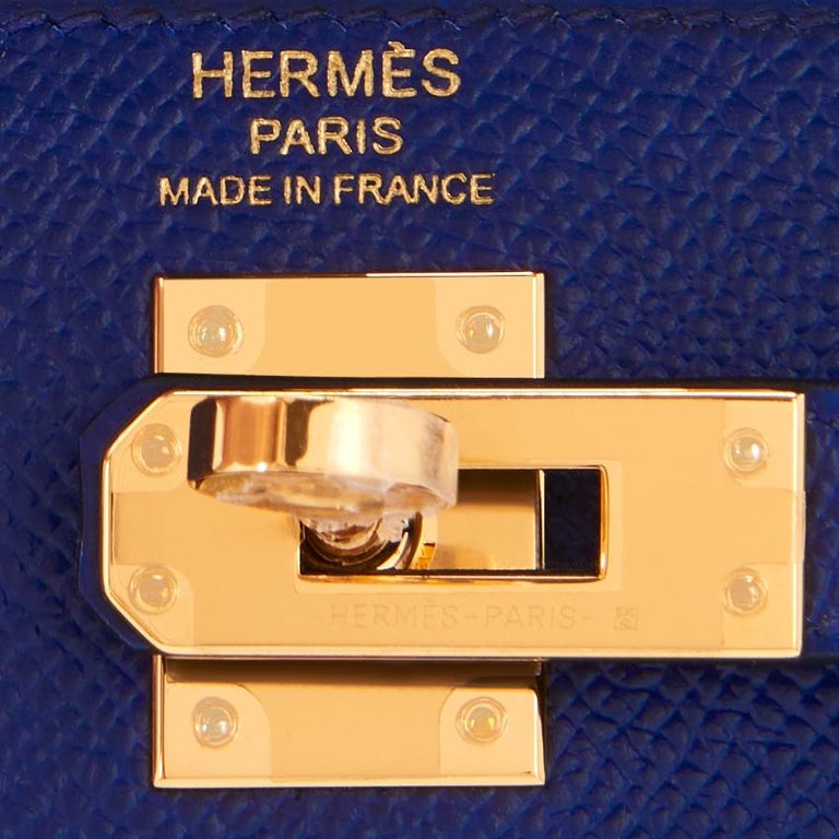 Hermes kelly 25 blue sapphire ghw – Ruelamode