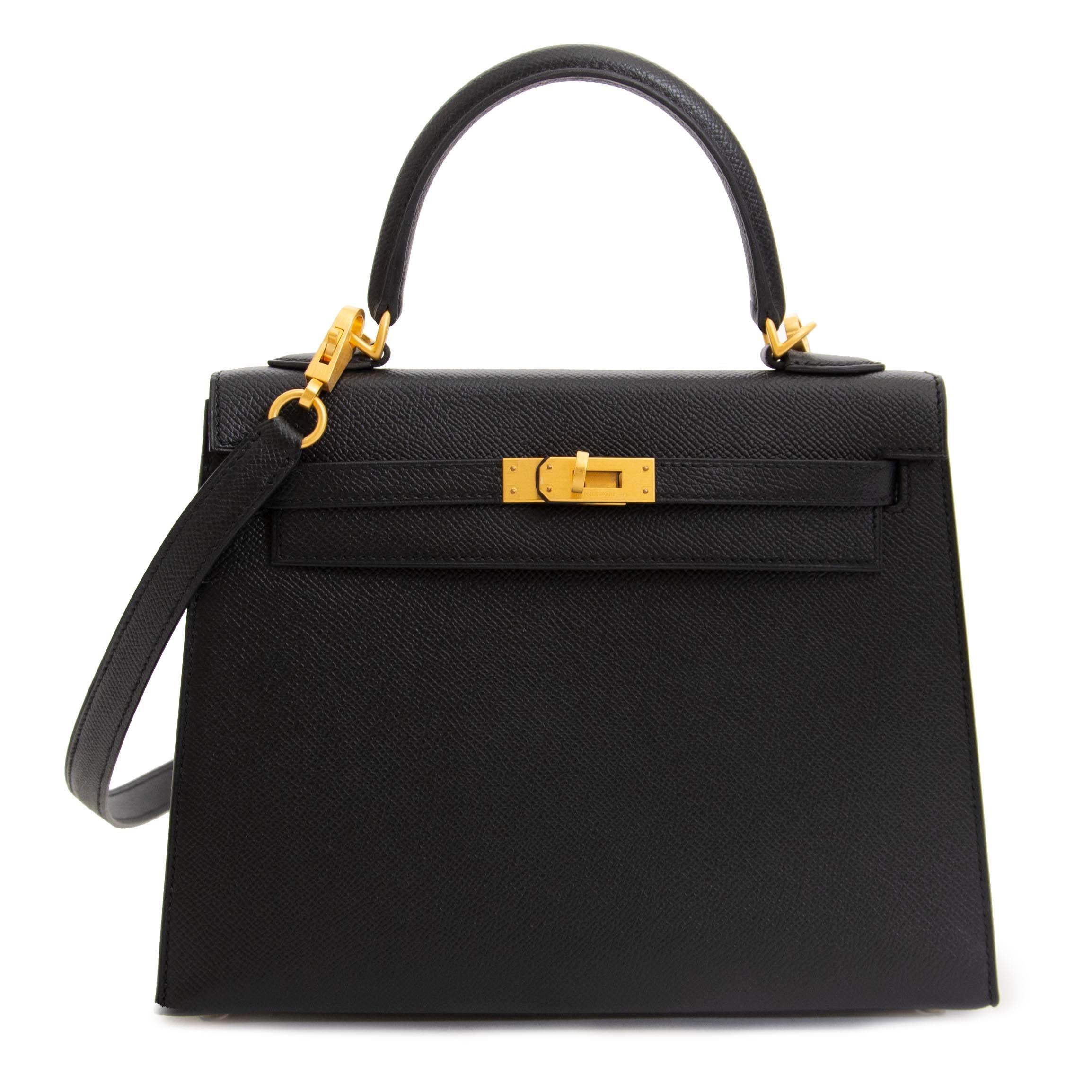 This gorgeous Hermès Kelly is a special order, making this a highly exclusive and unique bag.

Hermès makes custom made 'special order' bags that are entirely tailor made to the personal taste of a privileged client. They are identifiable by their