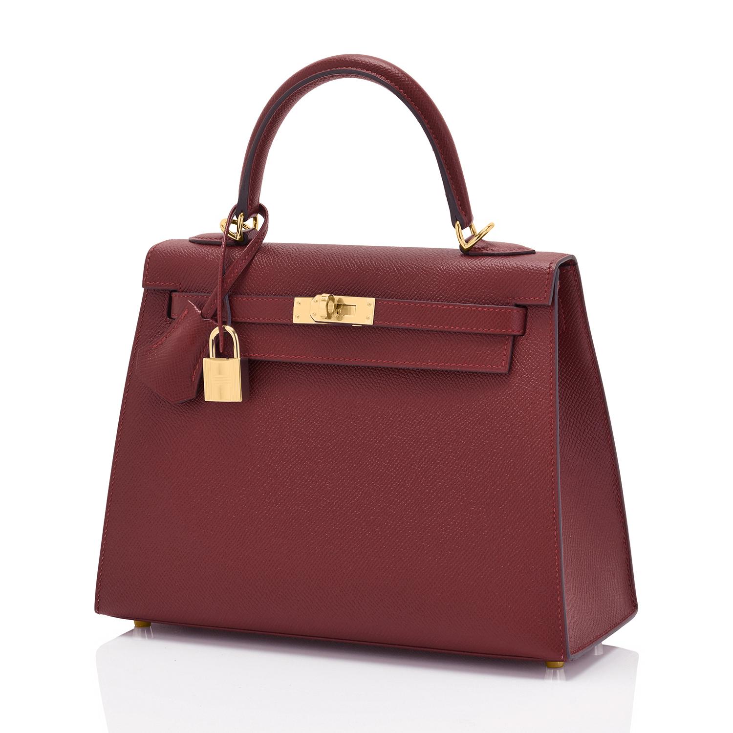 hermes kelly 25 bordeaux