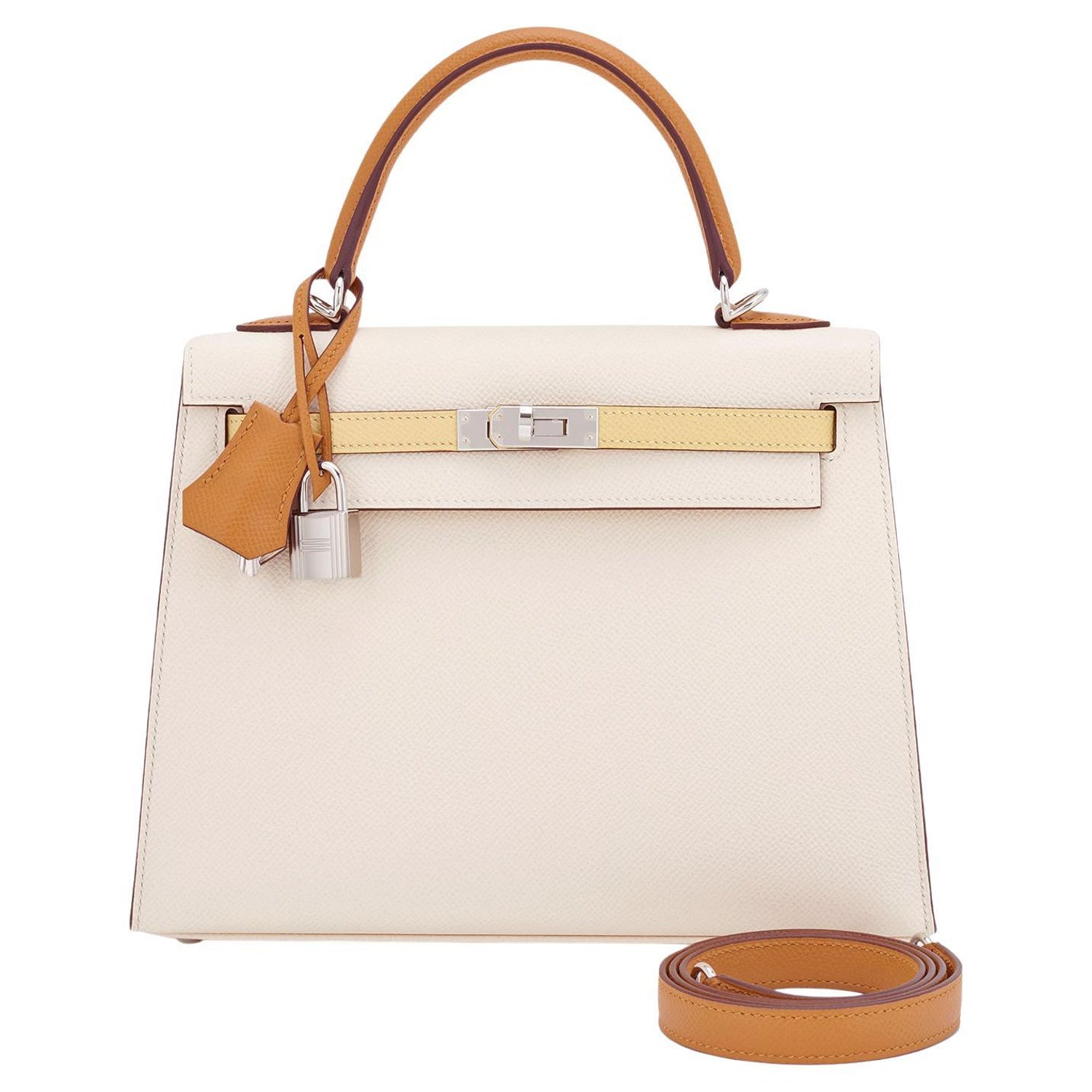 Hermes Craie Kelly 20cm Mini Off White Limited Edition VIP