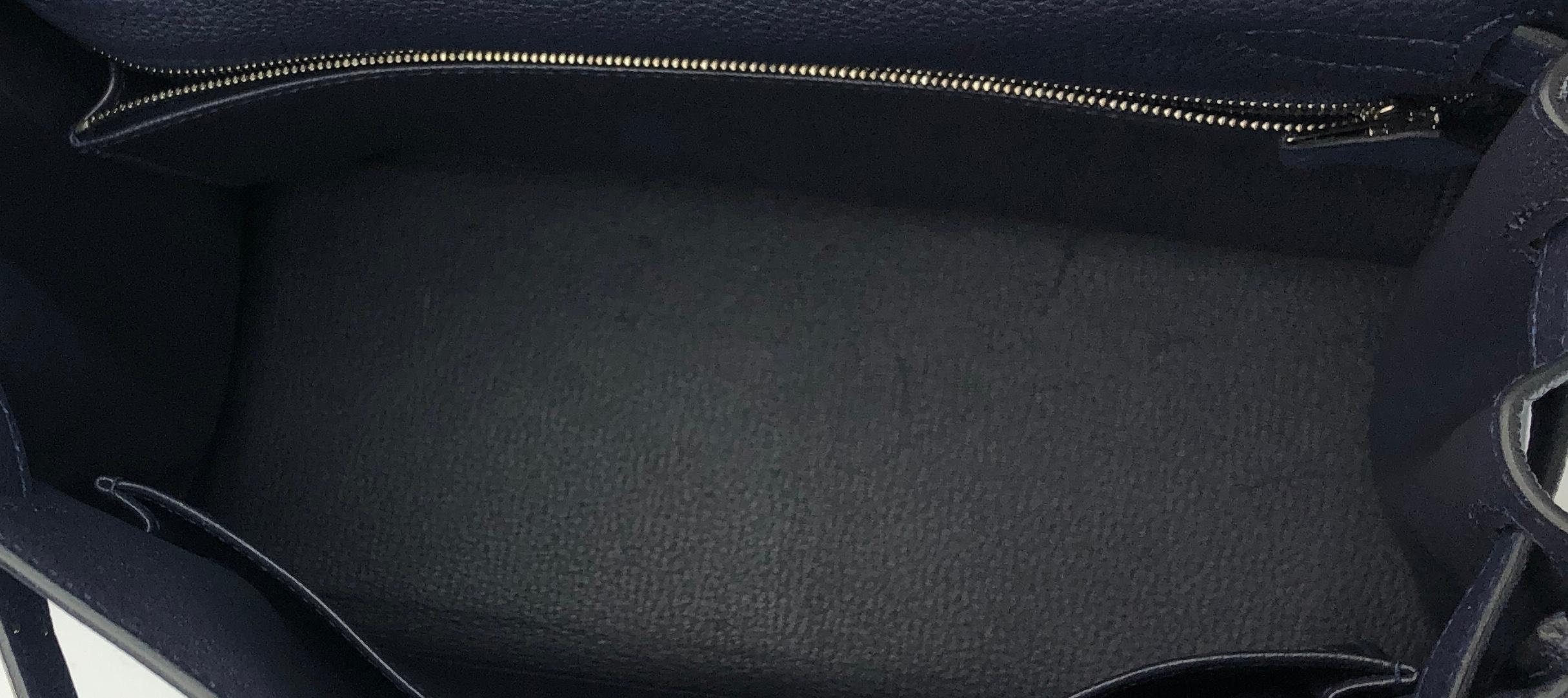 Hermes Kelly 28 Bleu Nuit Navy Blue Leather Gold Hardware 2019 3