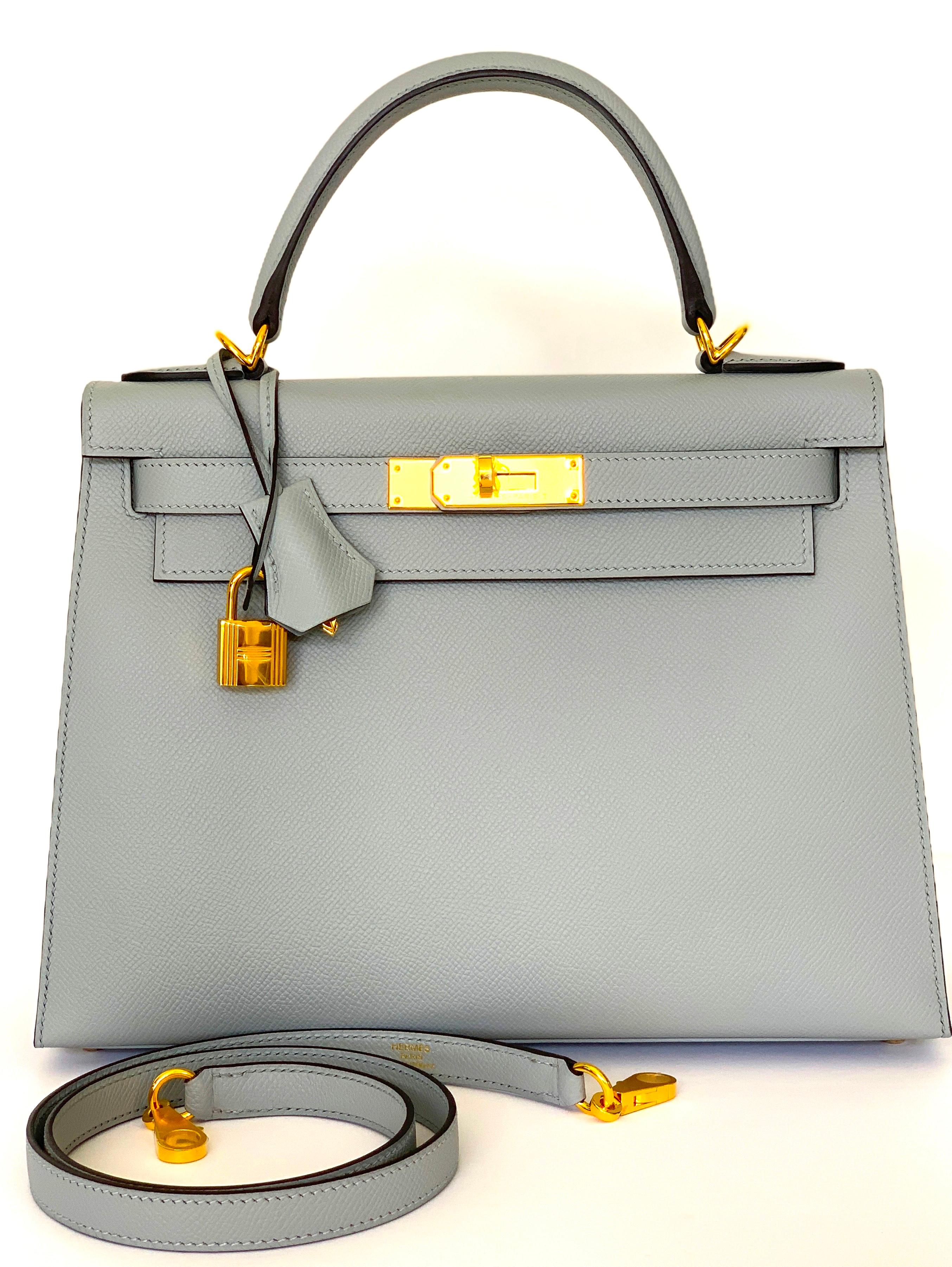 Hermes Kelly 28 Blue Glacier Epsom Sellier Bag Gold Hardware at 1stDibs hermes kelly blue glacier hermes blue glacier kelly hermes neutral colors