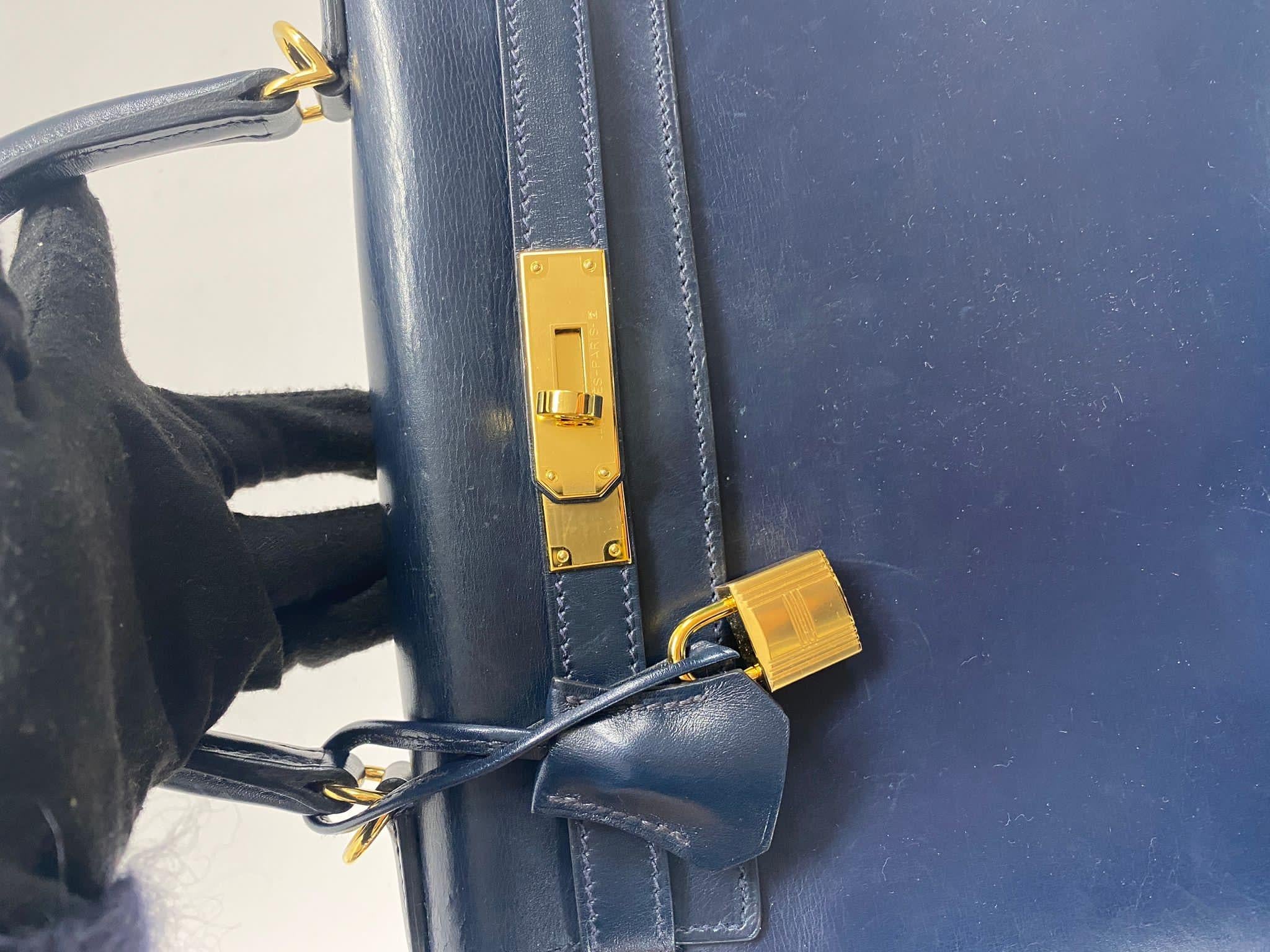 Hermes Kelly 28 box leather 7