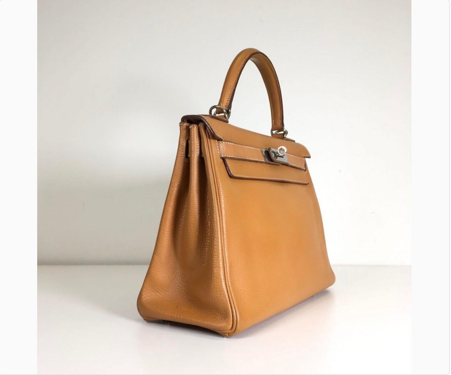 Hermes Kelly 28
Brand / Designer
Hermes
Color
Brown
Size
28
Material
Vache Liegee
Hardware
Palladium
Silver
Condition
8/10 (Average Condition)
Includes
Dustbag, Strap, Lock, Keys, Clochette
Serial / Barcode
J-2007