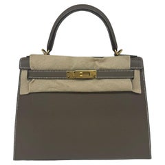 Hermes Kelly 28 Etoupe GHW