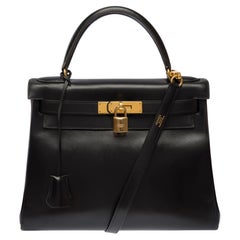 Hermès Kelly 28 Handbag Black