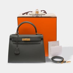Hermès Kelly 28 Handbag Green