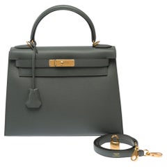 Hermès Kelly 28 Handbag Green
