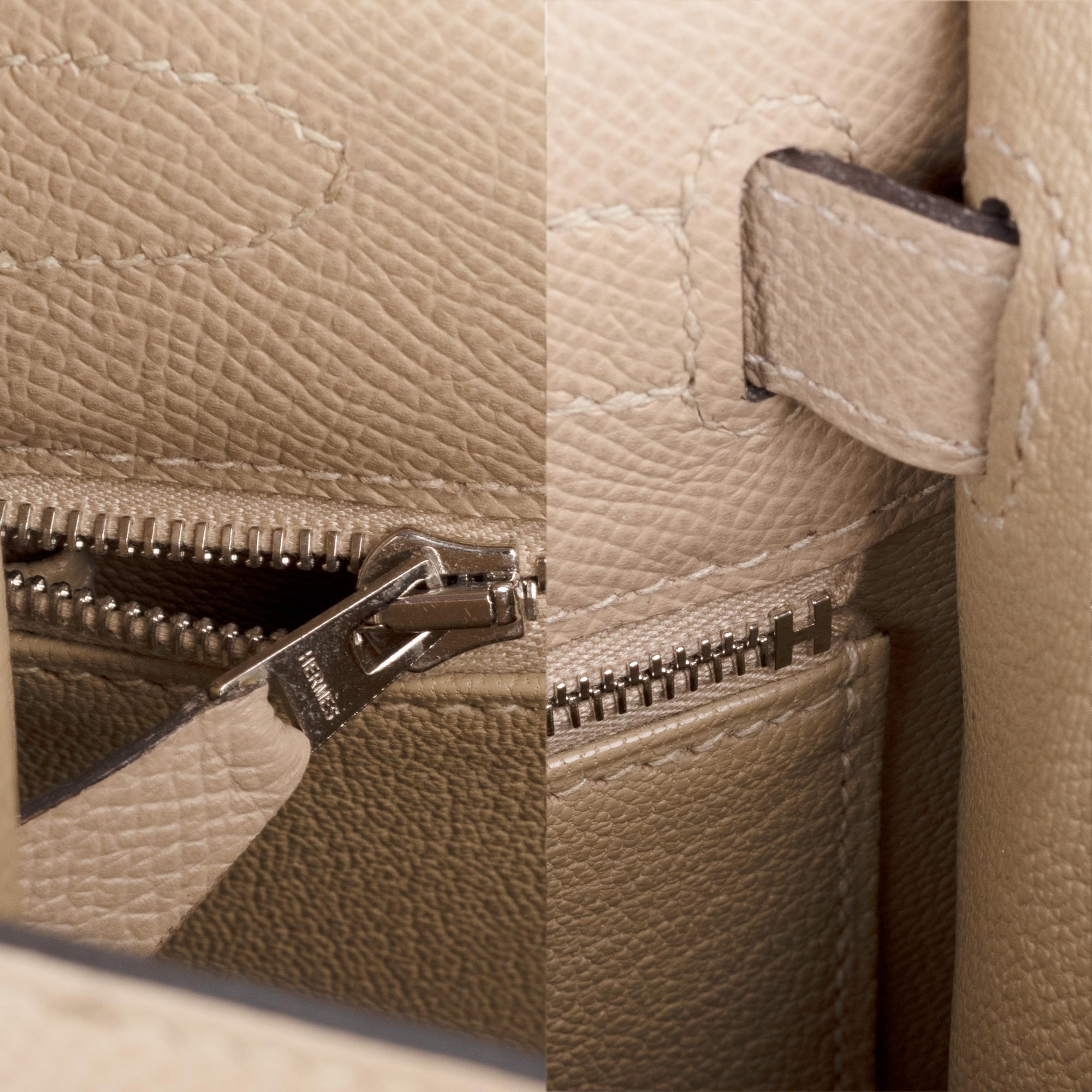 Hermès Kelly 28 handbag with strap in epsom leather Trench color, new condition 3