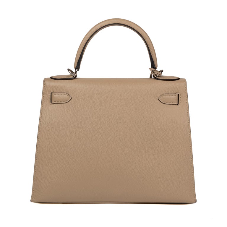 Hermès Kelly 28 handbag with strap in epsom leather Trench color, new ...
