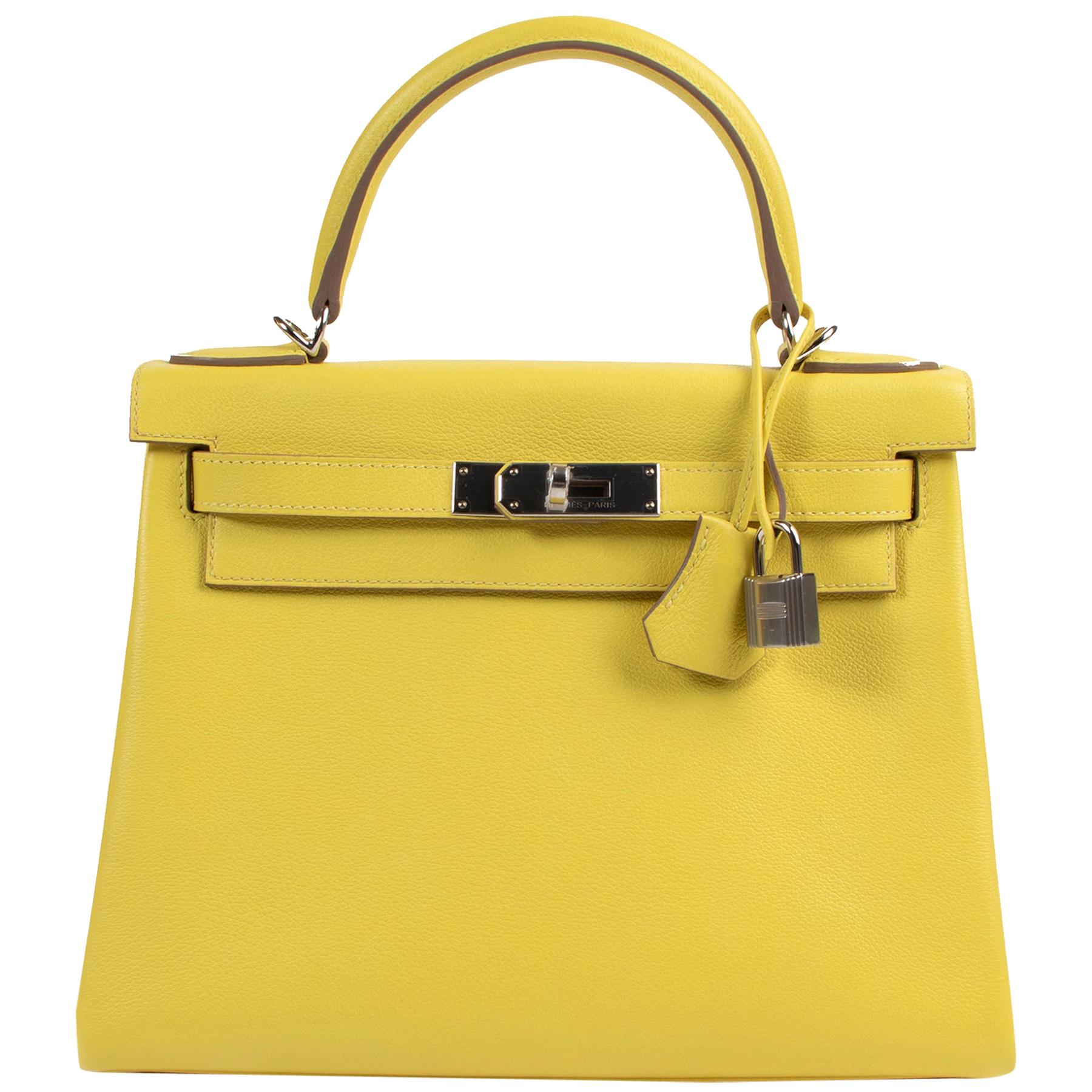 hermes kelly lime