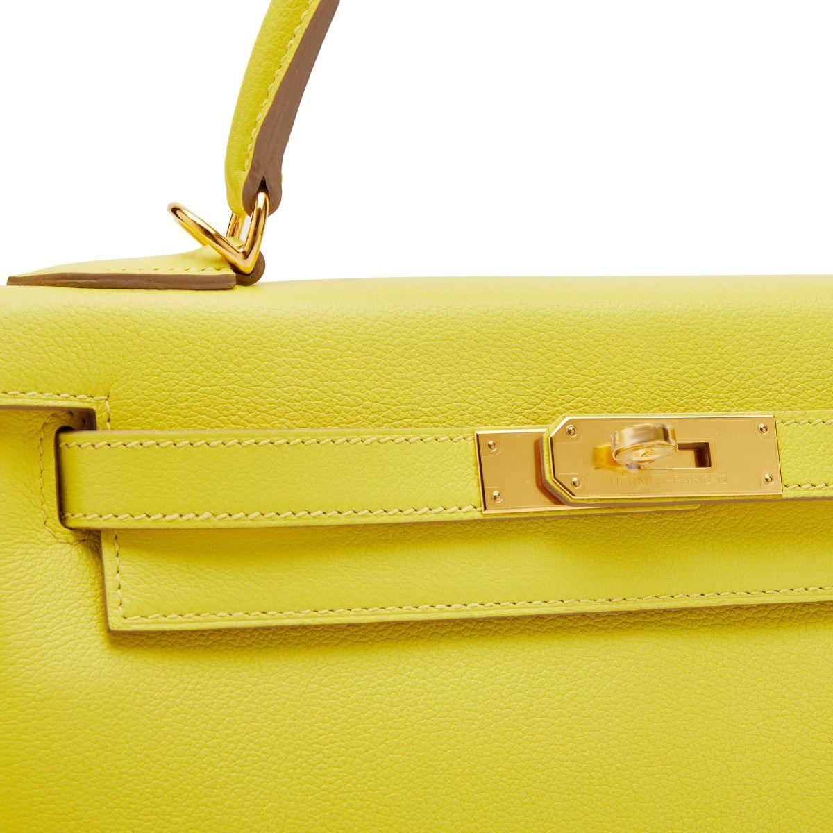 hermes kelly lime