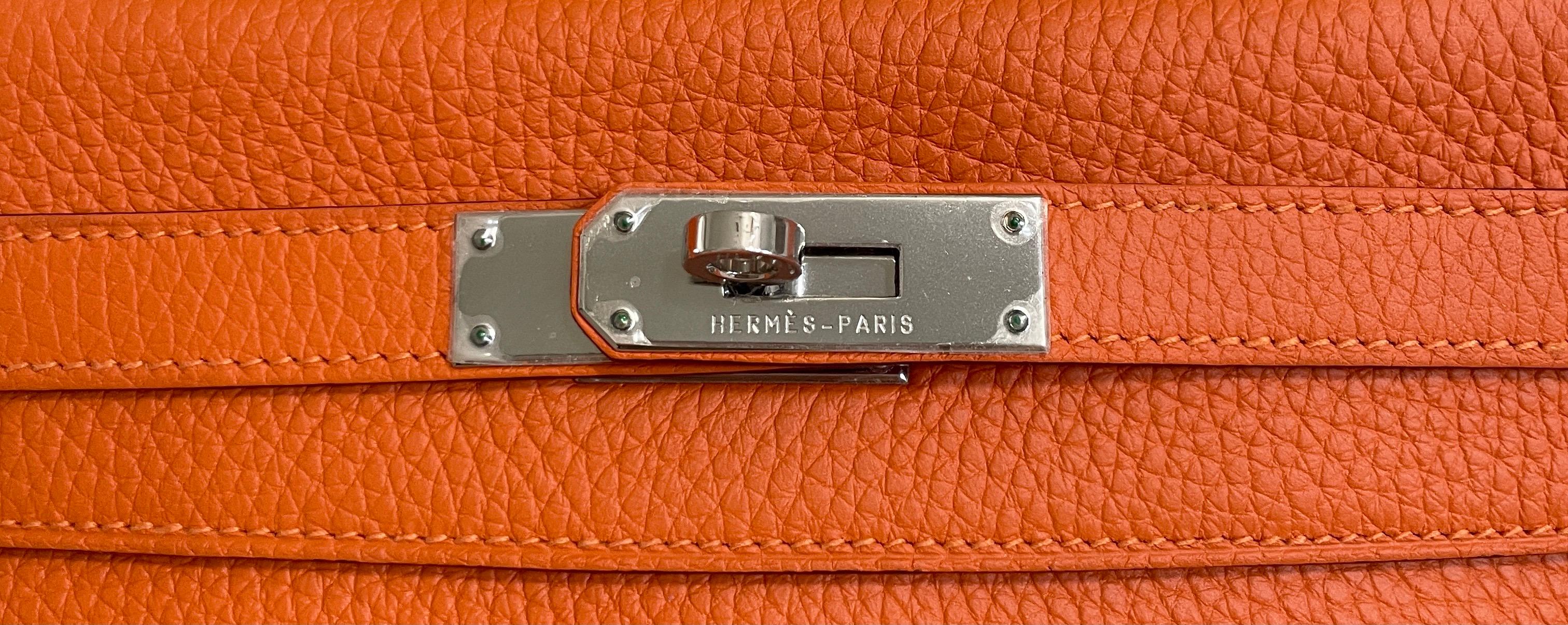 gold hermes retourne kelly 28 with palladium hardware